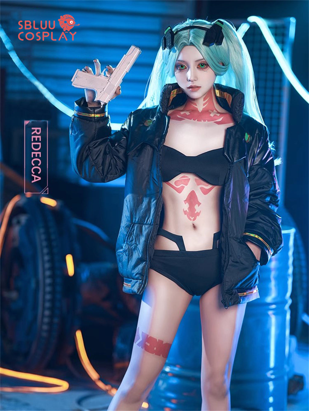 SBluuCosplay Cyberpunk Edgerunners Rebecca Cosplay Costume