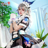 SBluuCosplay Game Honkai Star Rail Cosplay Silver Wolf Maid Cosplay Costume