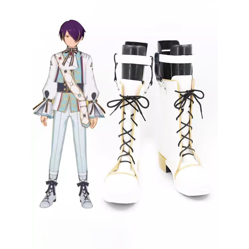 SBluuCosplay Anime Ensemble Stars Shinobu Sengoku Cosplay Shoes Custom Made Boots