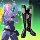 SBluuCosplay Cyberpunk Edgerunners Lucyna Kushinada Cosplay Shoes Custom Made Boots - SBluuCosplay