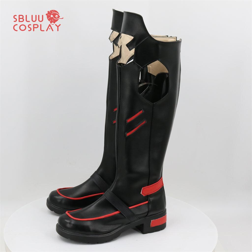 SBluuCosplay Cyberpunk Edgerunners Lucy Cosplay Shoes Custom Made Boots - SBluuCosplay