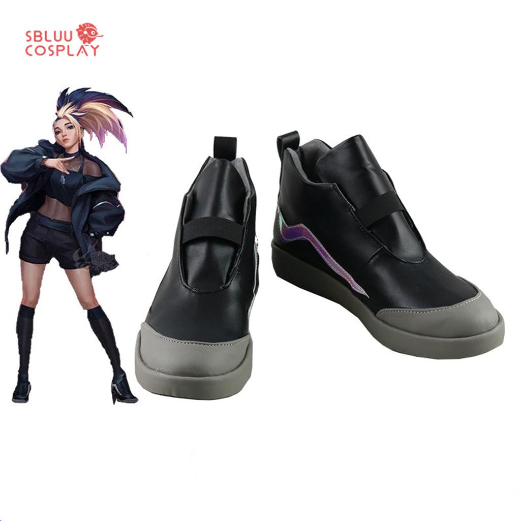 League of Legends LOL KDA ALL OUT Akali Skin Shoes Cosplay Women