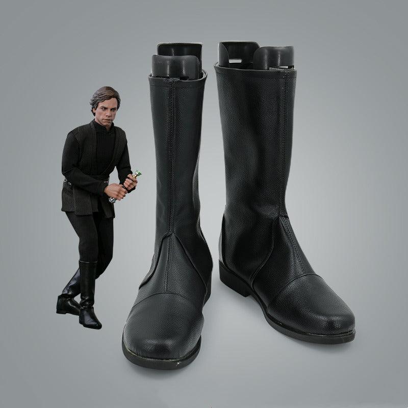 kamera mini praktiseret SBluuCosplay Star Wars Luke Skywalker Cosplay Shoes Custom Made Boots