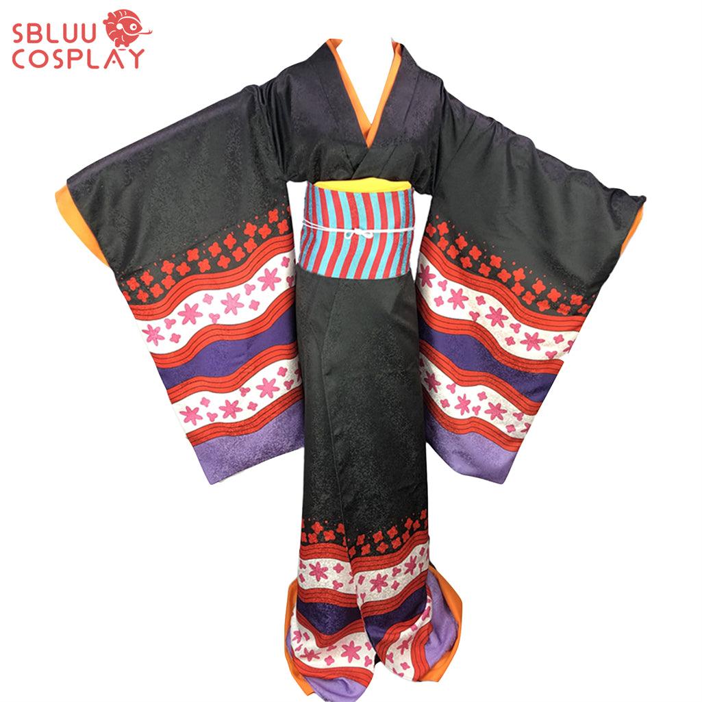 SBluuCosplay One Piece Wano Country Nico Robin Cosplay Costume Kimono