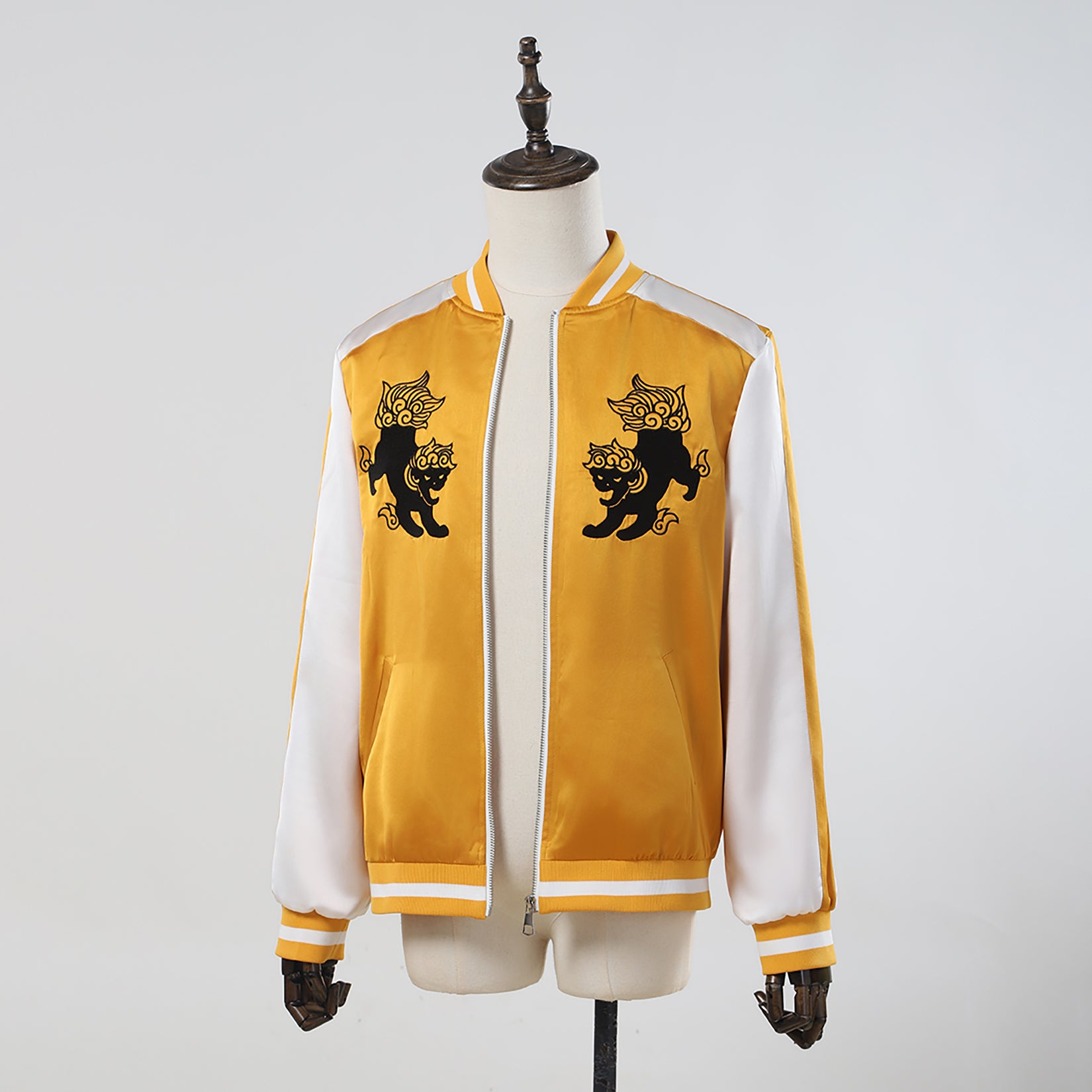 SBluuCosplay Anime Tomiyama Choji Jo Togame Cosplay Costume Jersey Embroidery Jacket Lion Den College Daily Sportwear