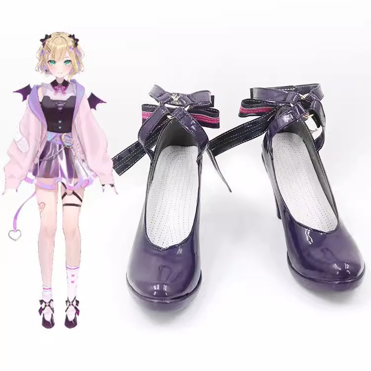 SBluuCosplay Anime Virtual YouTuber Kurumi Noah Cosplay Shoes Custom Made Boots
