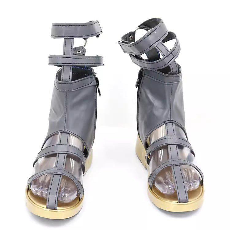 SBluuCosplay Game Final Fantasy XIV Menphina Cosplay Shoes Custom Made Boots