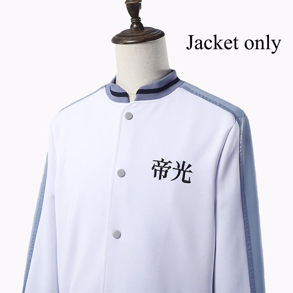 SBluuCosplay Anime Hyuga Junpei Kagami Taiga Kuroko Tetsuya Teiko Cosplay Costume Jersey Embroidery Jacket Daily Sportwear