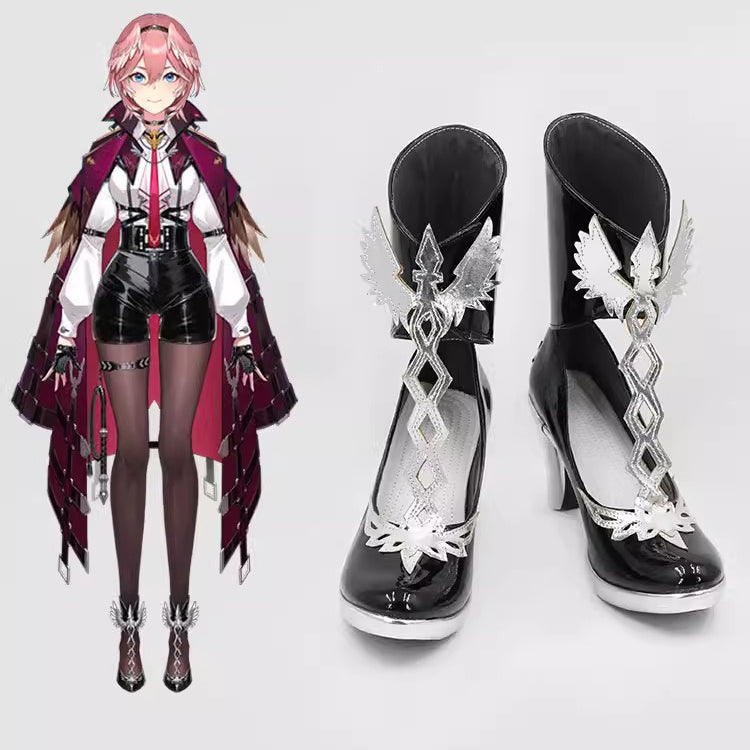 SBluuCosplay Anime Virtual YouTuber Takane Lui Cosplay Shoes Custom Made Boots