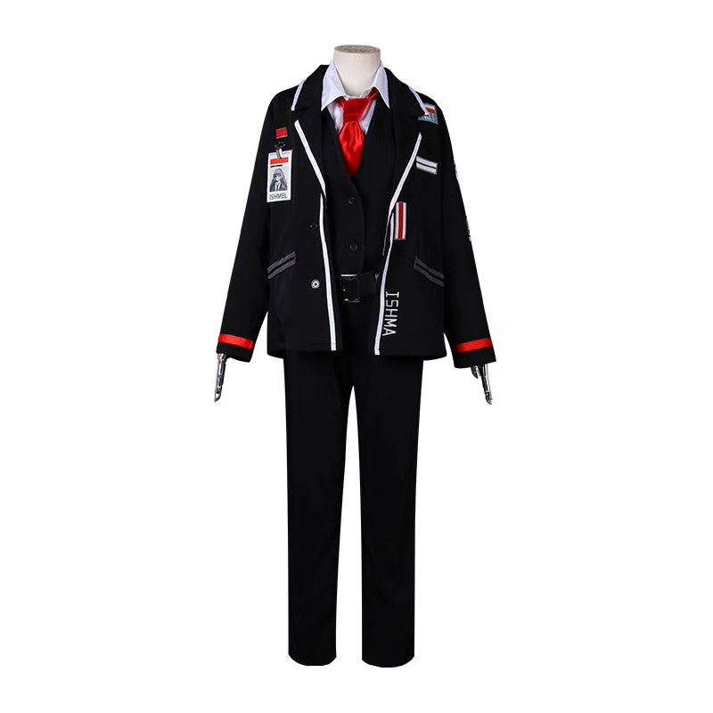 SBluuCosplay Ishmael Cosplay Costume Limbus Company Cosplay Shirt Coat Pants Uniform Halloween Carnival Party Suit