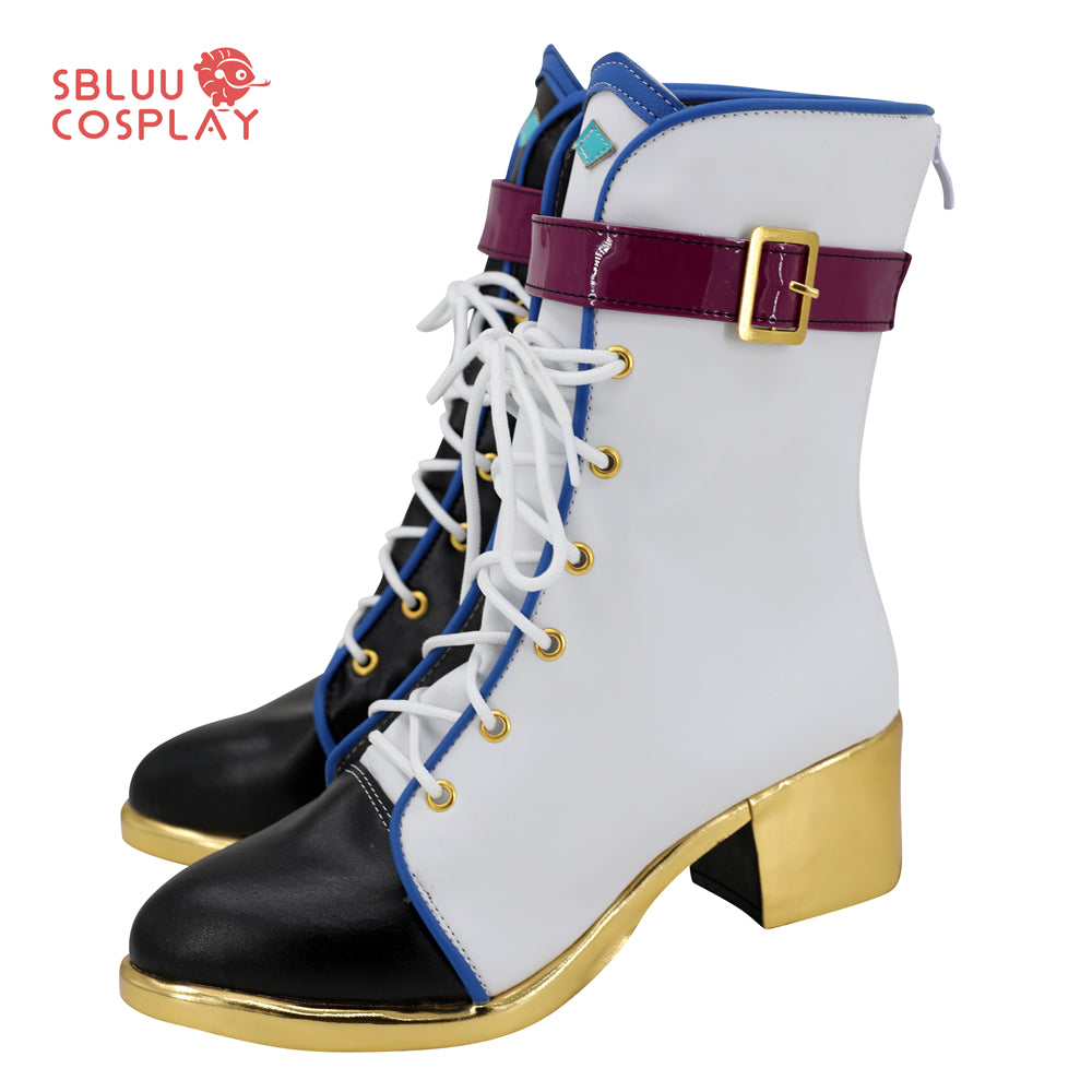 SBluuCosplay Game Admire Vega Cosplay Shoes Custom Made Boots