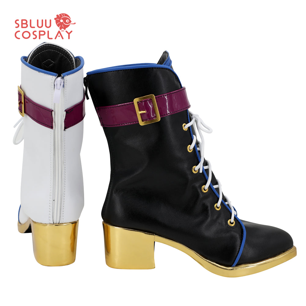 SBluuCosplay Game Admire Vega Cosplay Shoes Custom Made Boots