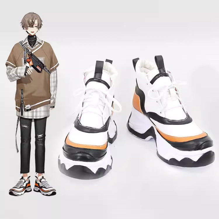 SBluuCosplay Anime Virtual YouTuber Alban Knox Cosplay Shoes Custom Made Boots