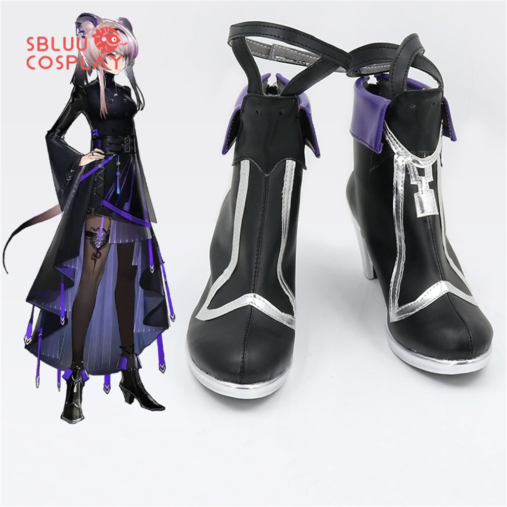 SBluuCosplay Arknights Lin Yuxia Cosplay Shoes Custom Made Boots