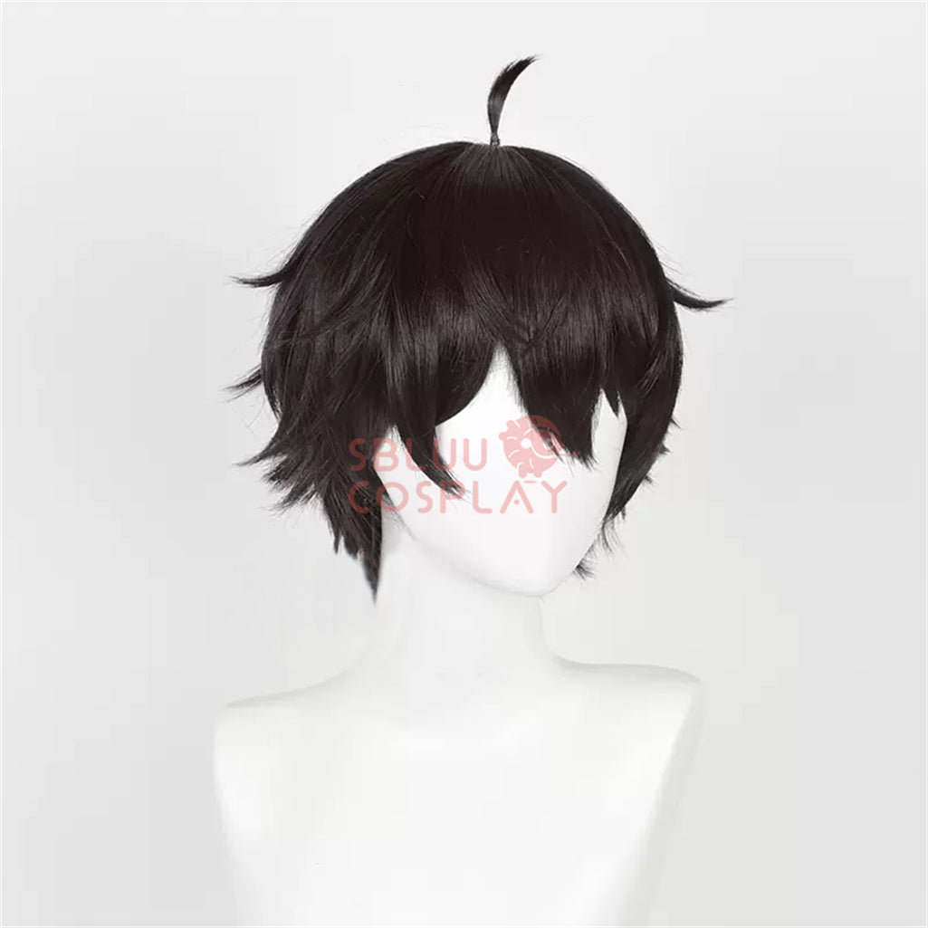 Persona 5 Joker Short Black Synthetic Men Cosplay Wigs