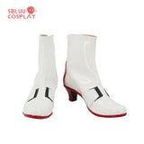 SBluuCosplay EVA Asuka Langley Soryu Cosplay Shoes White Custom Made Boots