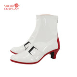 SBluuCosplay EVA Asuka Langley Soryu Cosplay Shoes White Custom Made Boots