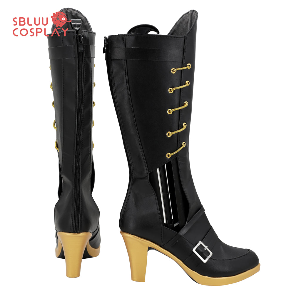 SBluuCosplay Game Edmond Cosplay Shoes Custom Made Boots