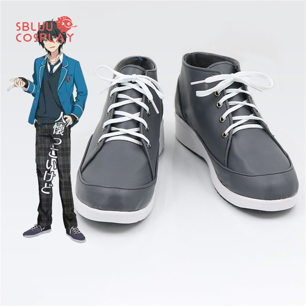 SBluuCosplay Ensemble Stars Mika Kagehira Cosplay Shoes Custom Made Boots