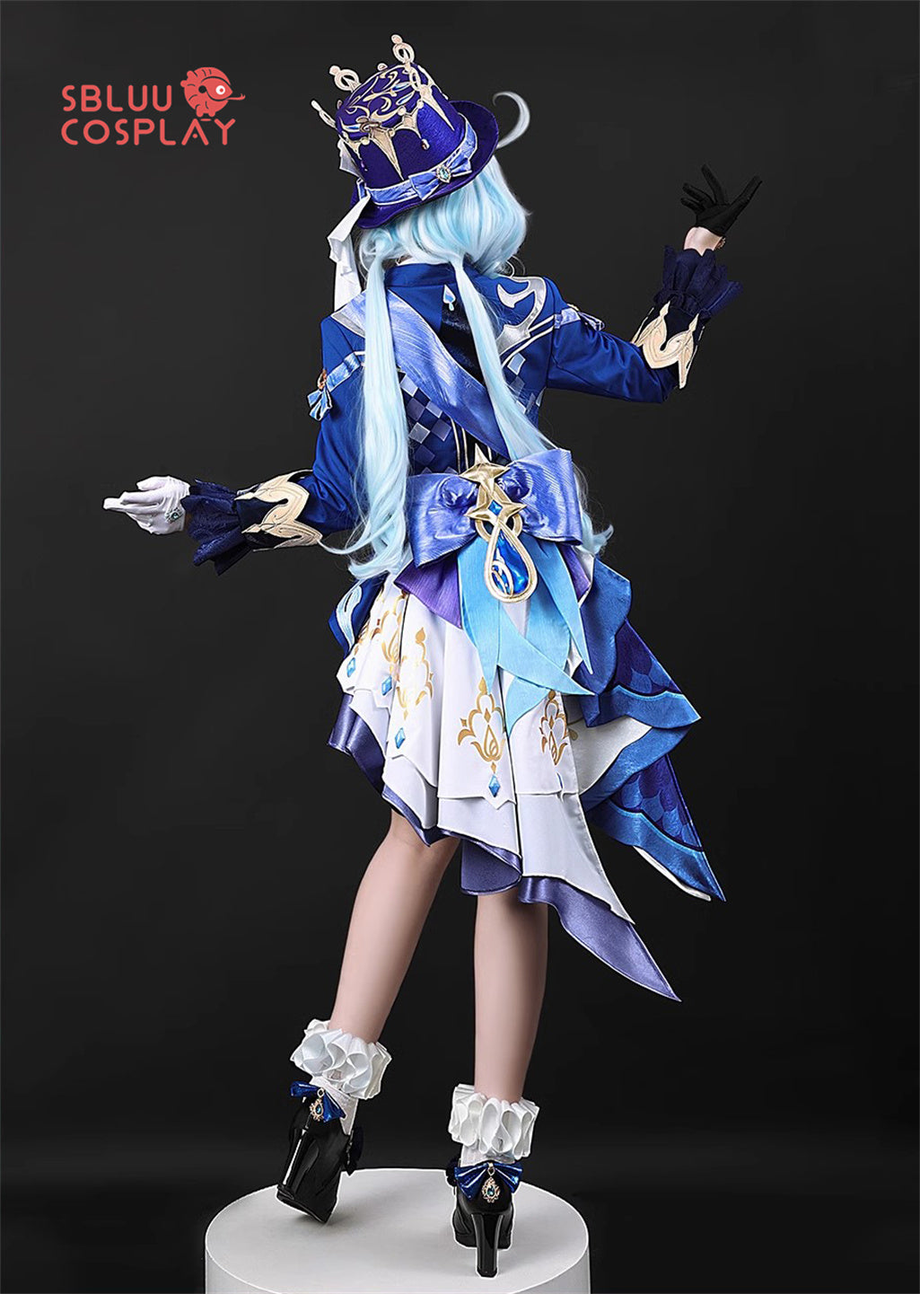 SBluuCosplay Game Genshin Impact Focalors Furina Cosplay Costume