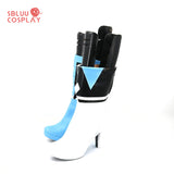 SBluuCosplay Virtual YouTuber Gawr Gura Cosplay Shoes Custom Made Boots