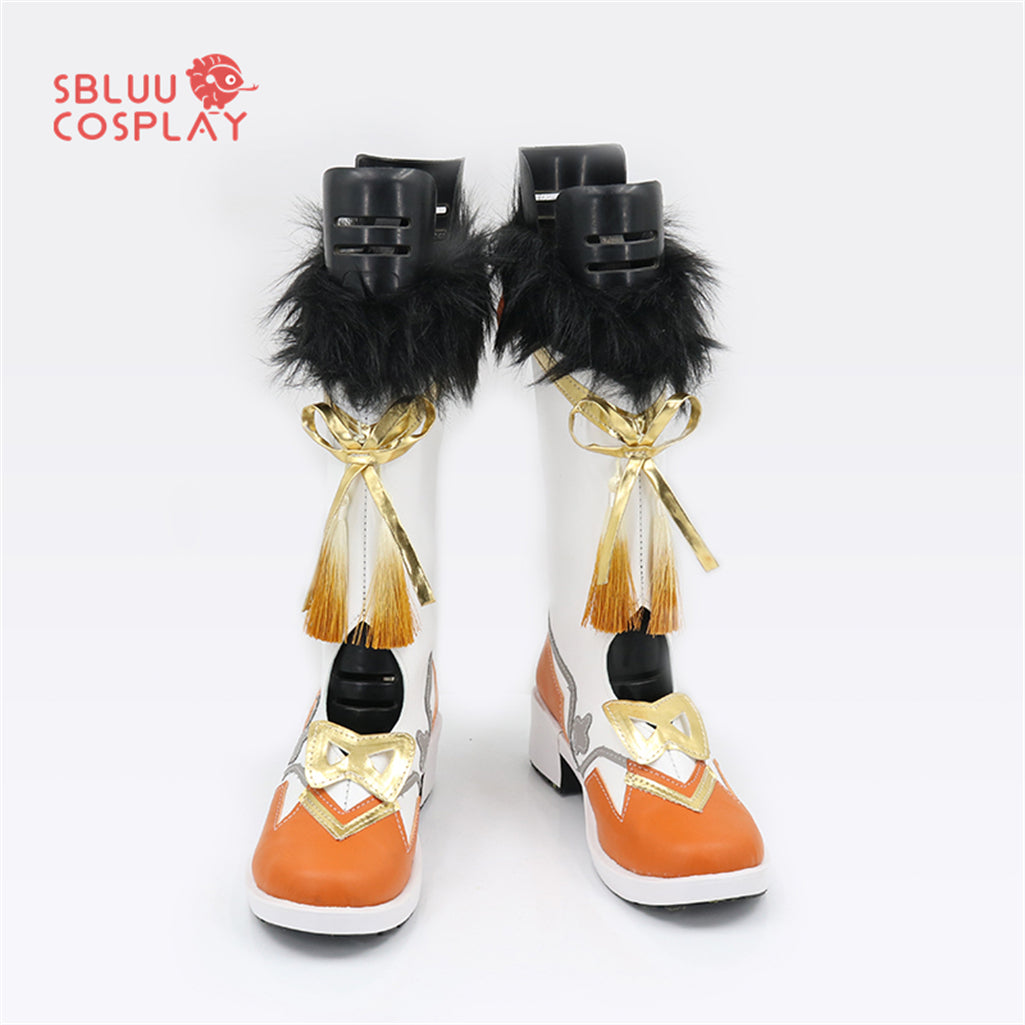 SBluuCosplay Genshin Impact Yaoyao Cosplay Shoes Custom Made Boots