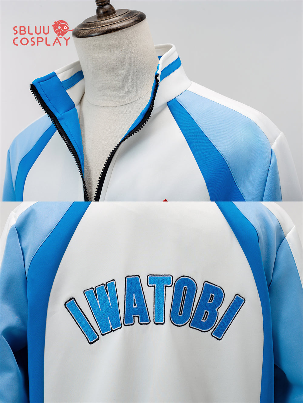 SBluuCosplay Anime Iwatobi High School Haruka Nanase Cosplay Costume