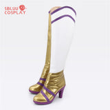 SBluuCosplay LOL Luxanna Cosplay Shoes Custom Made Boots