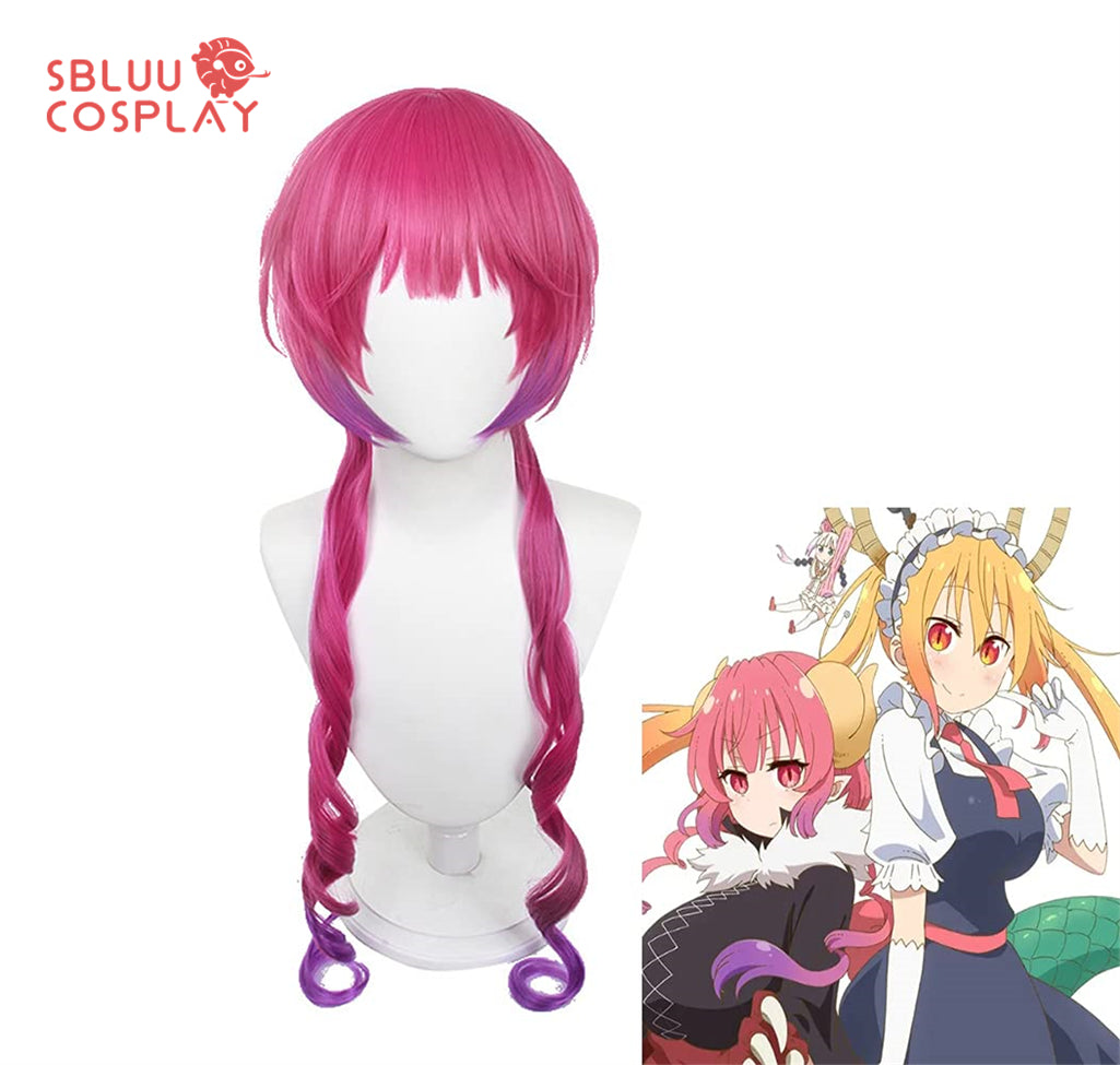 SBluuCosplay Miss Kobayashi's Dragon Maid Cosplay Iruru Cosplay Wig