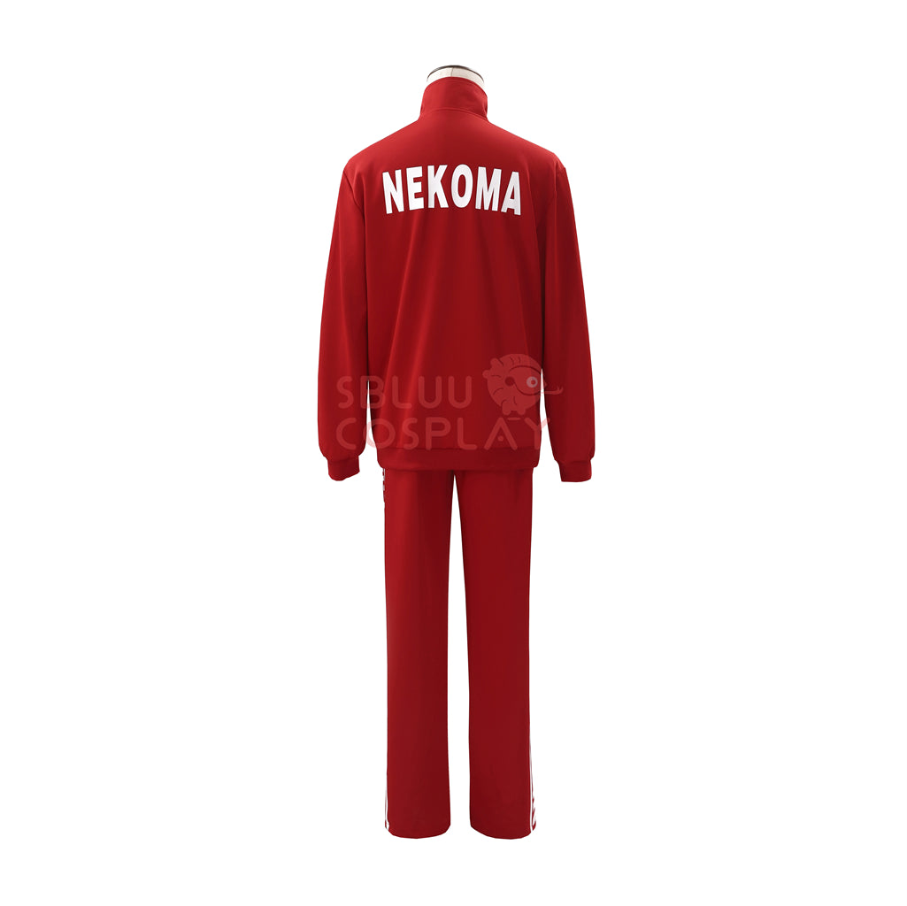 SBluuCosplay Nekoma High School Uniform Volleyball Jersey Cosplay Sportswear Jacket Coat with Pants
