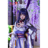 SBluuCosplay Game Genshin Impact Raiden Shogun Cosplay Costume