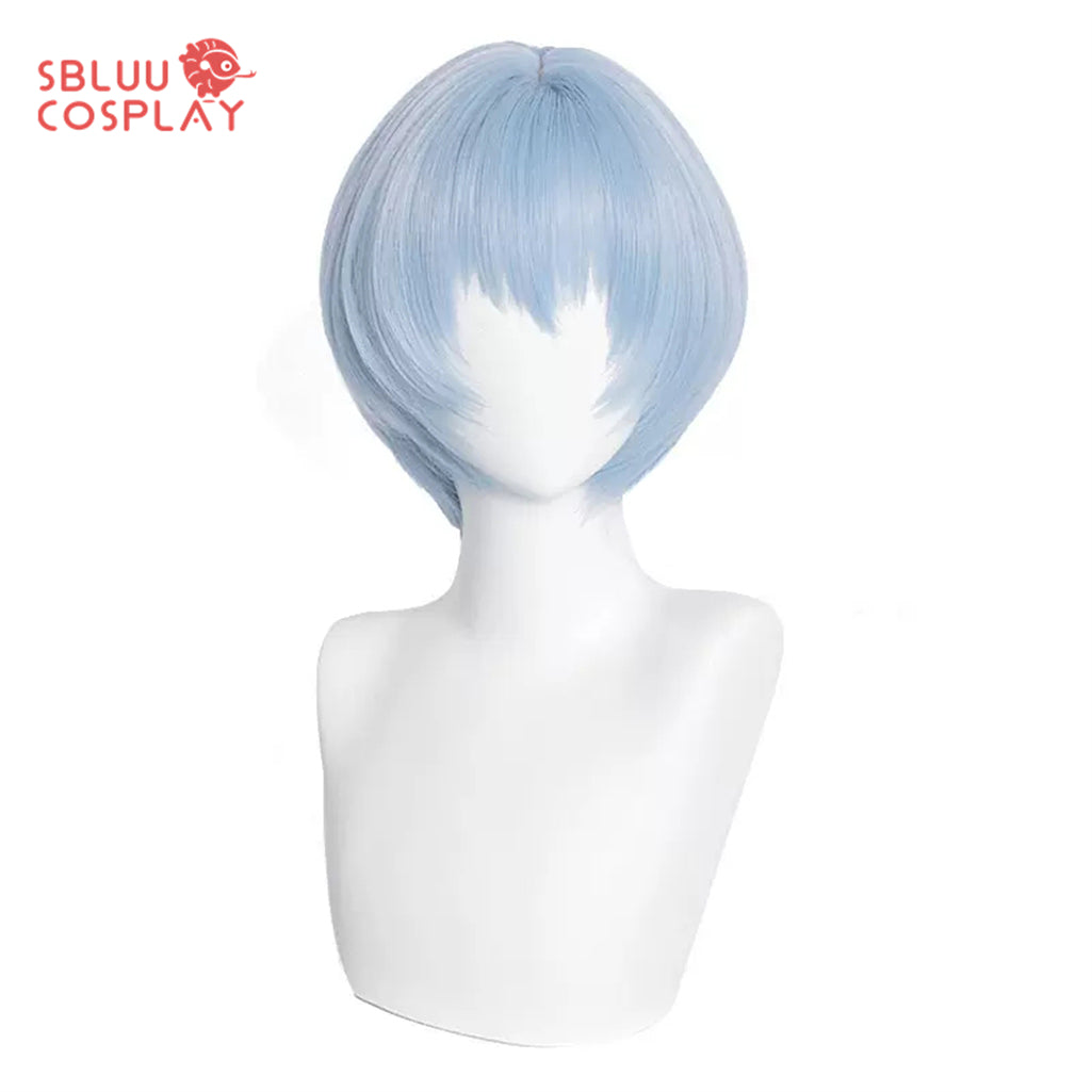 SBluuCosplay Neon Genesis Evangelion Cosplay Rei Ayanami Cosplay Wig