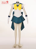 SBluuCosplay Sailor Moon Haruka Tenoh Sailor Uranus Cosplay Costume Battle Suit