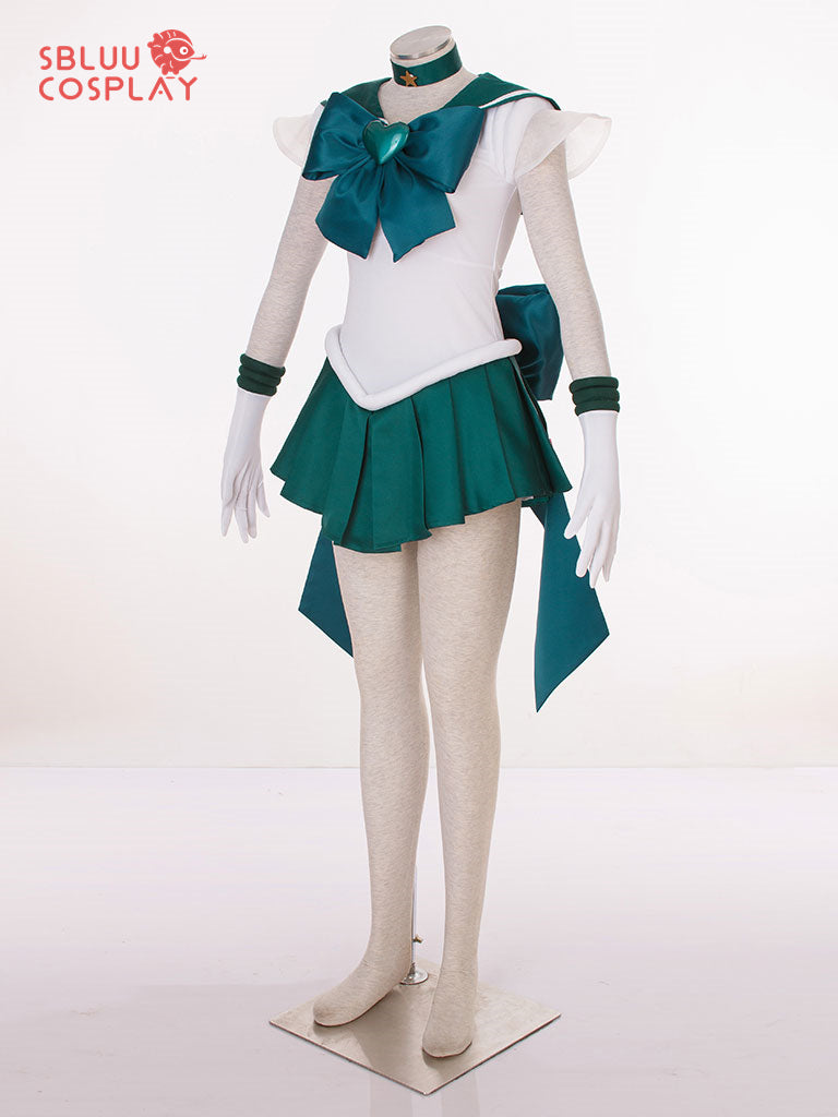 SBluuCosplay Sailor Moon Michiru Kaiou Cosplay Costume Battle Suit