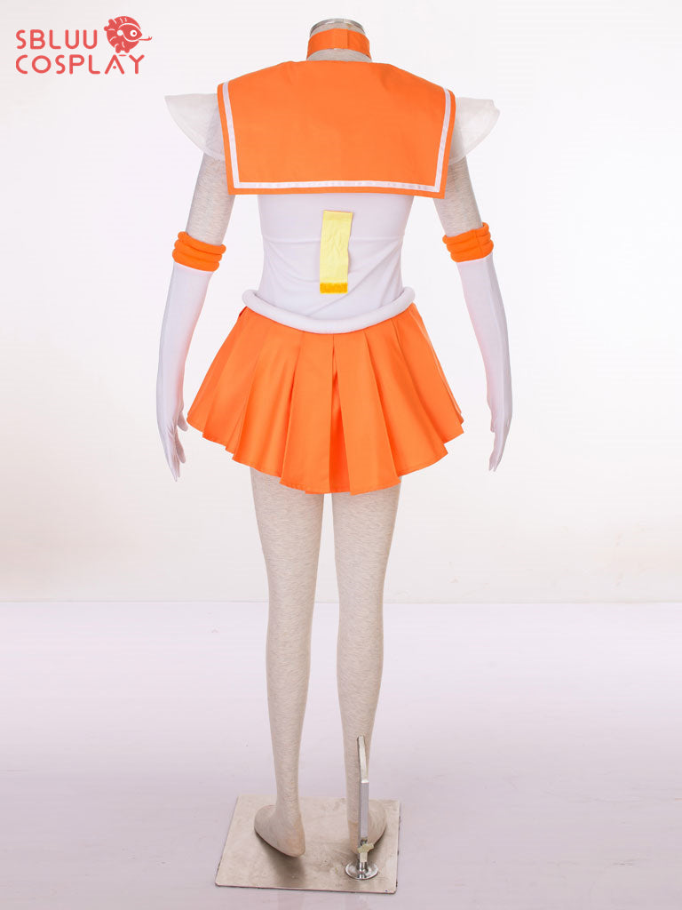 SBluuCosplay Sailor Moon SuperS Minako Aino Sailor Venus Cosplay Costume Battle Suit