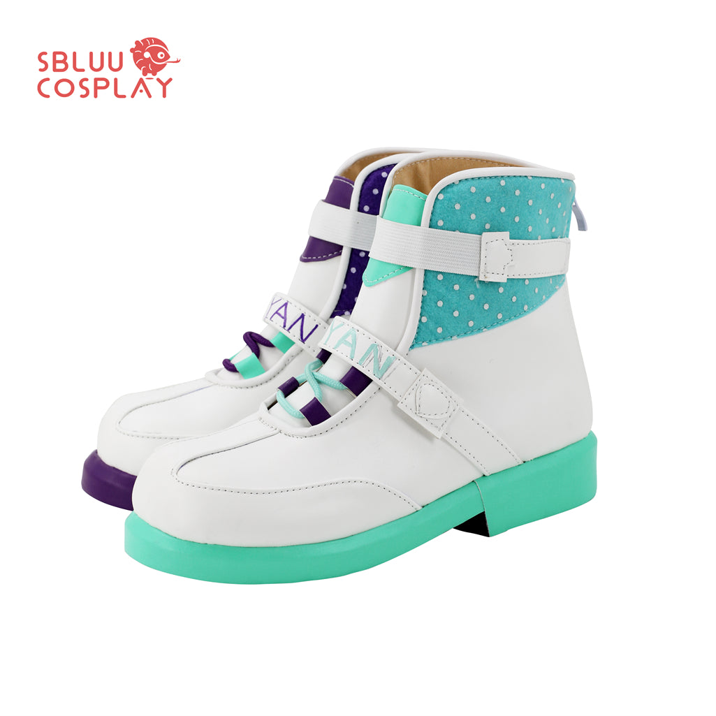 SBluuCosplay Virtual YouTuber Tokoyami Towa Cosplay Shoes Boots