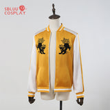 SBluuCosplay Anime Tomiyama Choji Jo Togame Cosplay Costume Jersey Embroidery Jacket Lion Den College Daily Sportwear