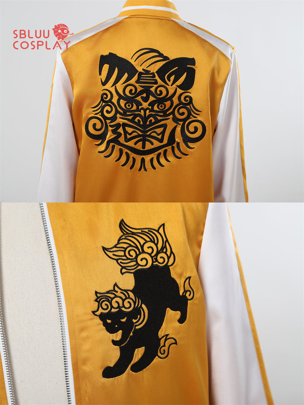 SBluuCosplay Anime Tomiyama Choji Jo Togame Cosplay Costume Jersey Embroidery Jacket Lion Den College Daily Sportwear