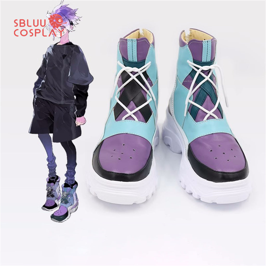 SBluuCosplay Touken Ranbu Minamoto Kiyomaro Cosplay Shoes Custom Made Boots