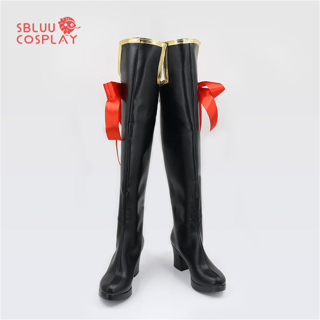 SBluuCosplay Virtual YouTuber Merryweather Cosplay Shoes Custom Made Boots