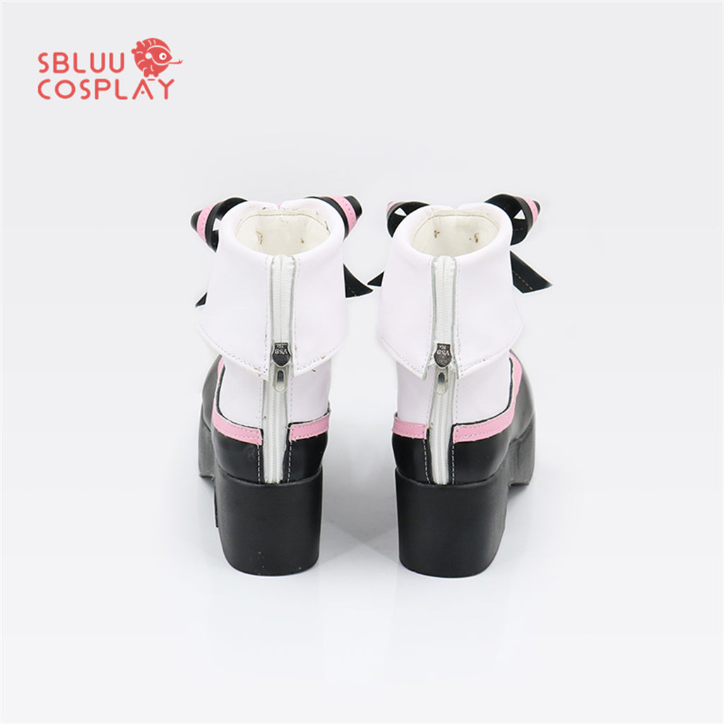 SBluuCosplay Virtual YouTuber Mito Tsukino Cosplay Shoes Custom Made Boots