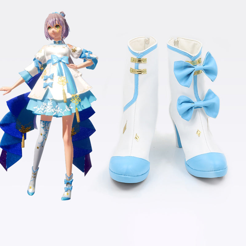 SBluuCosplay Vocaloid Luo Tianyi Cosplay Shoes Custom Made Boots