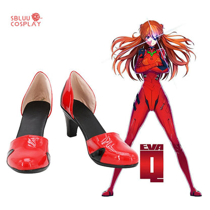 Neon Genesis Evangelion Asuka Langley Soryu Cosplay Shoes Custom Made - SBluuCosplay