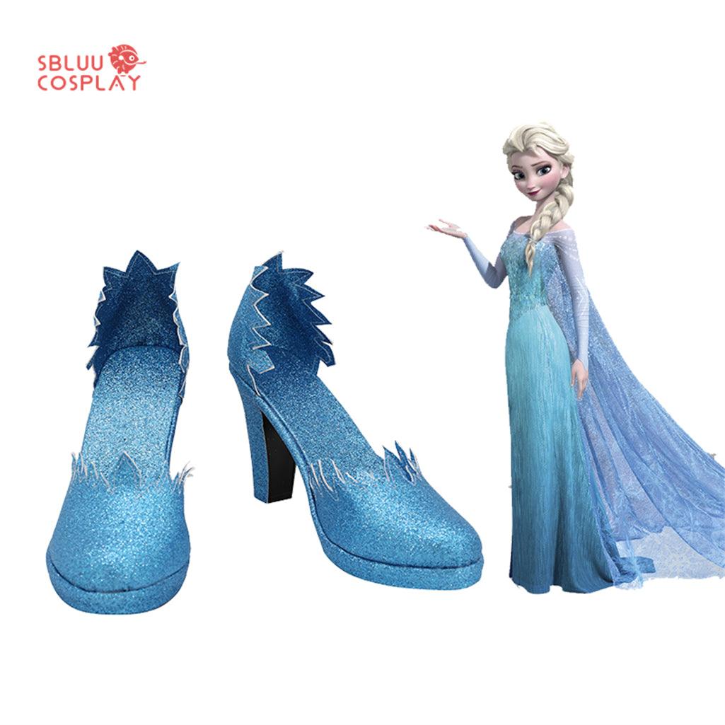Frozen Elsa Cosplay Shoes Custom Made - SBluuCosplay