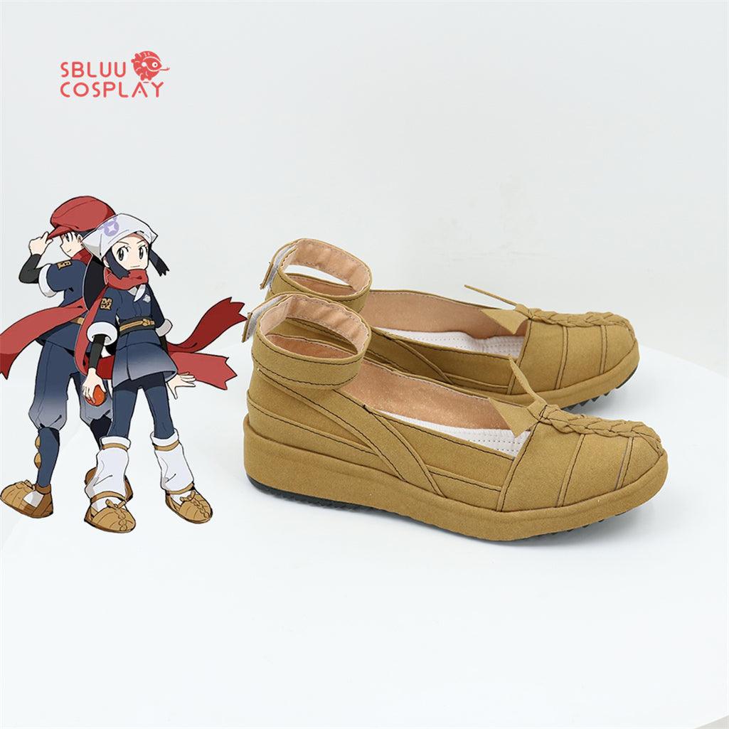SBluuCosplay Pokemon Legends Arceus Akari Cosplay Shoes Custom Made Boots - SBluuCosplay
