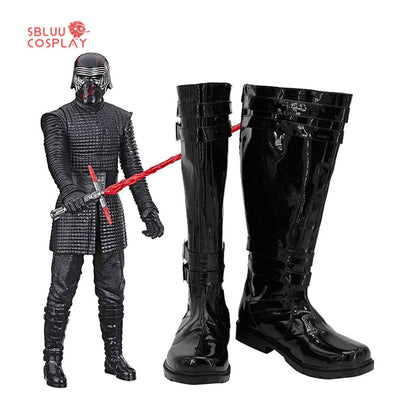 Star Wars The Last Jedi Kylo Ren Cosplay Shoes Custom Made Boots - SBluuCosplay