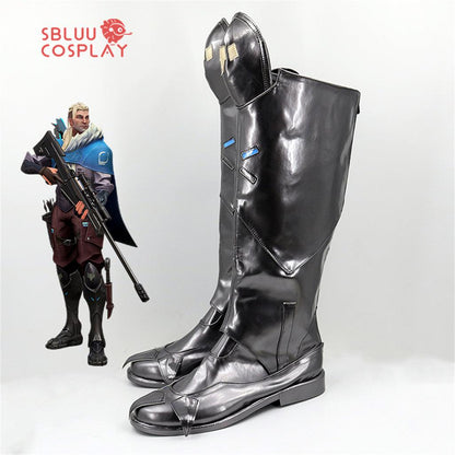 SBluuCosplay Game Valorant Sova Cosplay Shoes Custom Made Boots - SBluuCosplay