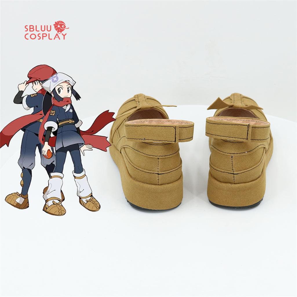 SBluuCosplay Pokemon Legends Arceus Akari Cosplay Shoes Custom Made Boots - SBluuCosplay