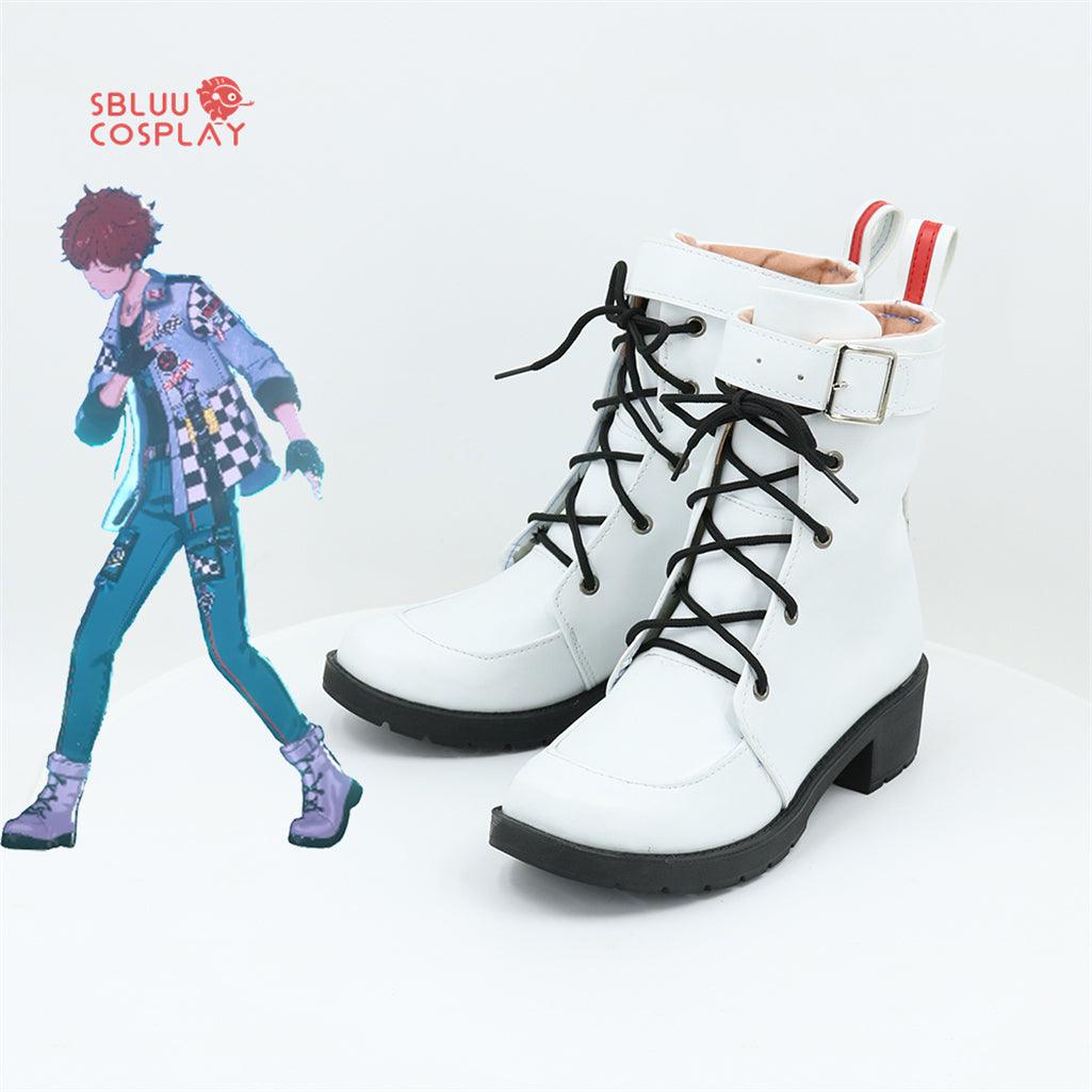 SBluuCosplay Ensemble Stars Hiiro Amagi Cosplay Shoes Custom Made Boots - SBluuCosplay