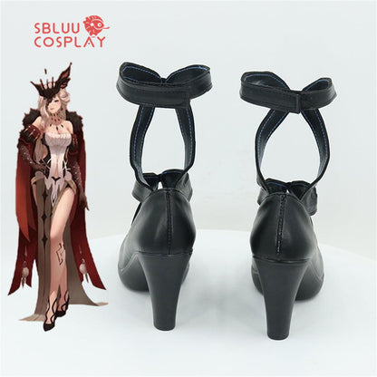 SBluuCosplay Game Genshin Impact La Signora Cosplay Shoes Custom Made Boots - SBluuCosplay